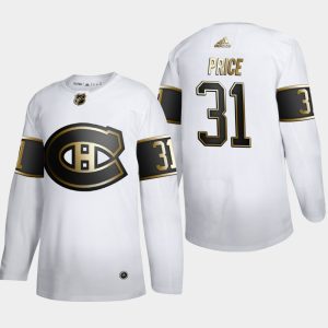 Montreal Canadiens Pelipaita Carey Price #31 NHL Golden Edition Valkoinen Authentic